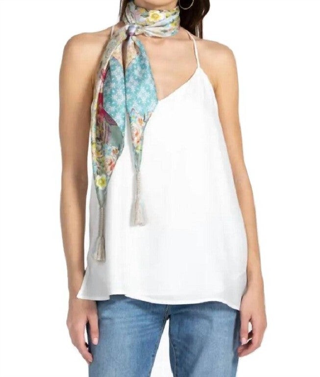 BYLEXI SCARF IN MULTI, Multi / Light Blue, hi-res image number null