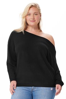 Cashmere Off the Shoulder Sweater