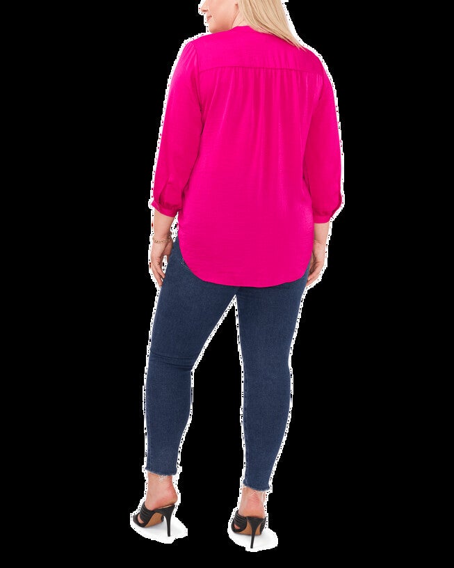 Everley V-Neck Blouse, , alternate image number null