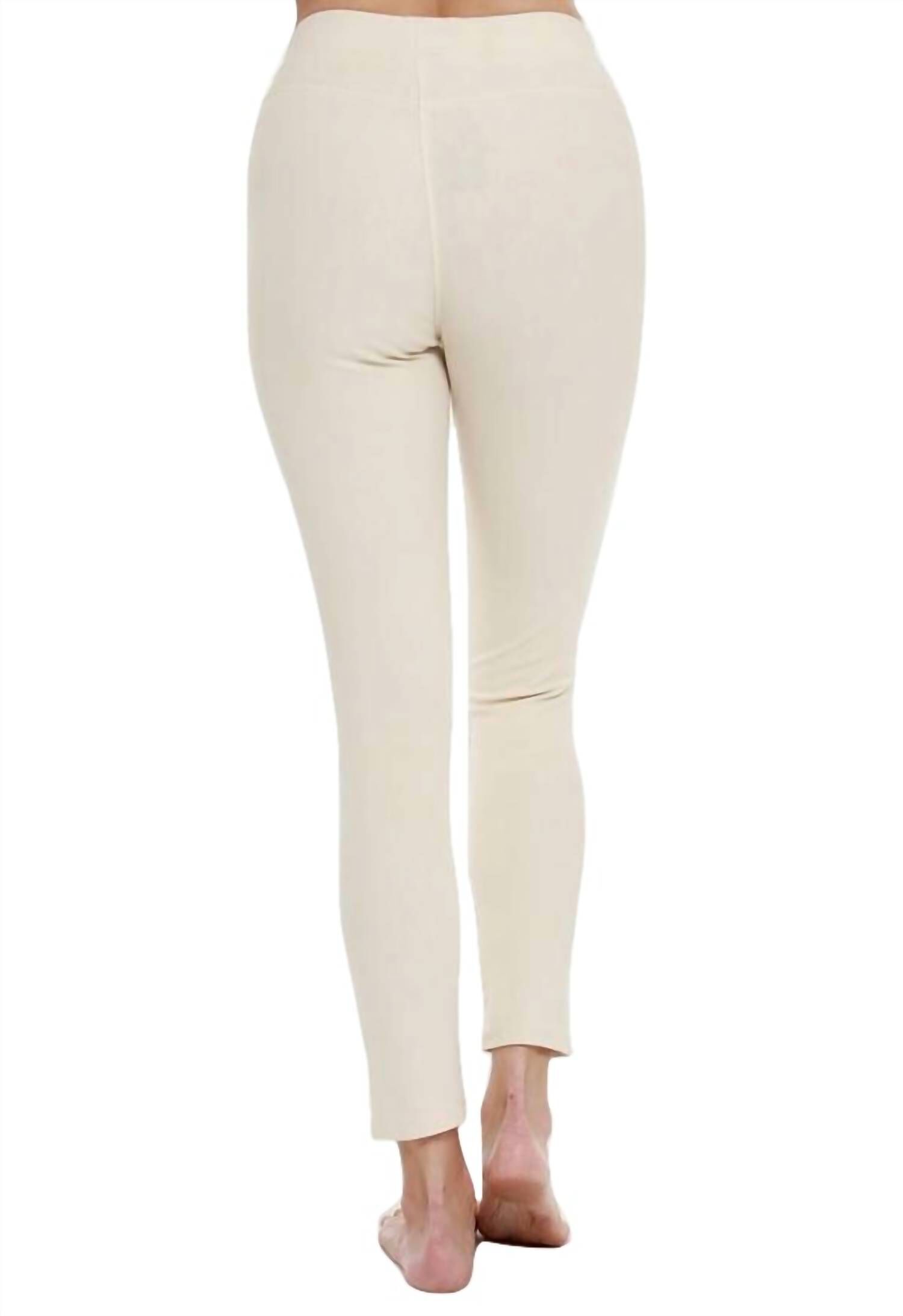 High Rise Jegging In Beige, , alternate image number 2