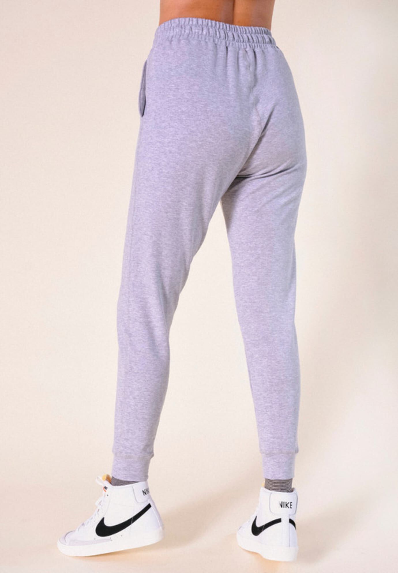 Plus Agnes Organic Cotton + Tencel Jogger Pant, Heather Gray / Light Grey, alternate image number 1