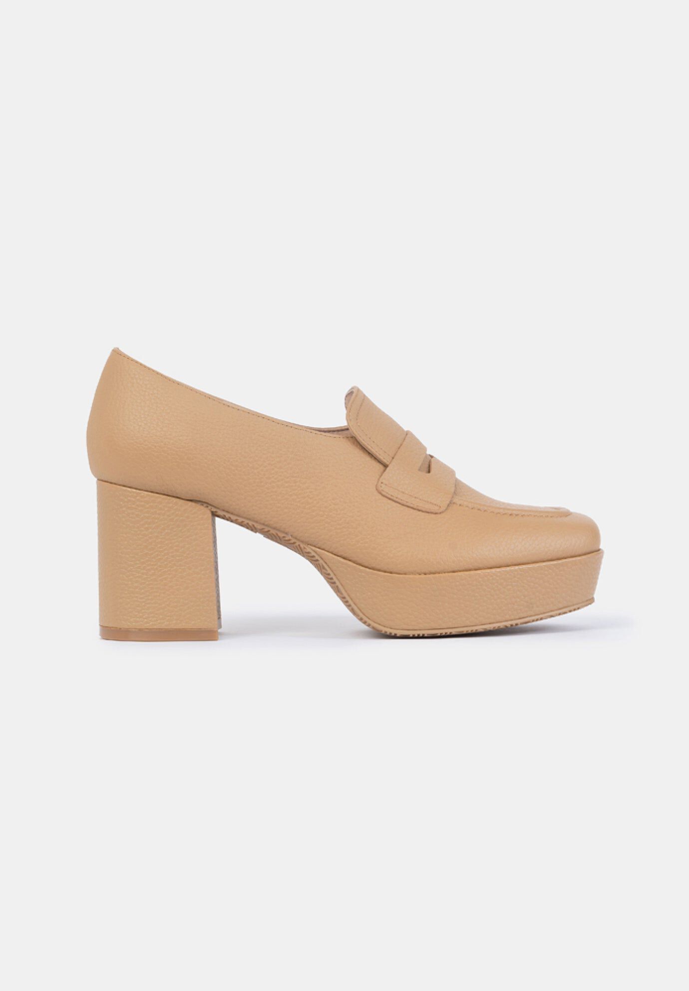 Liza Platform Loafers, Light Toast / Light Yellow, hi-res image number 0