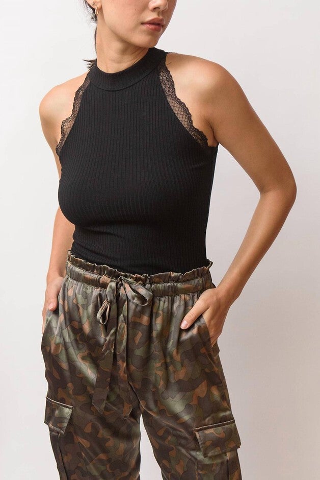 CARMEN CARGO PANT IN CAMO, Camo / Hunter Green, alternate image number null