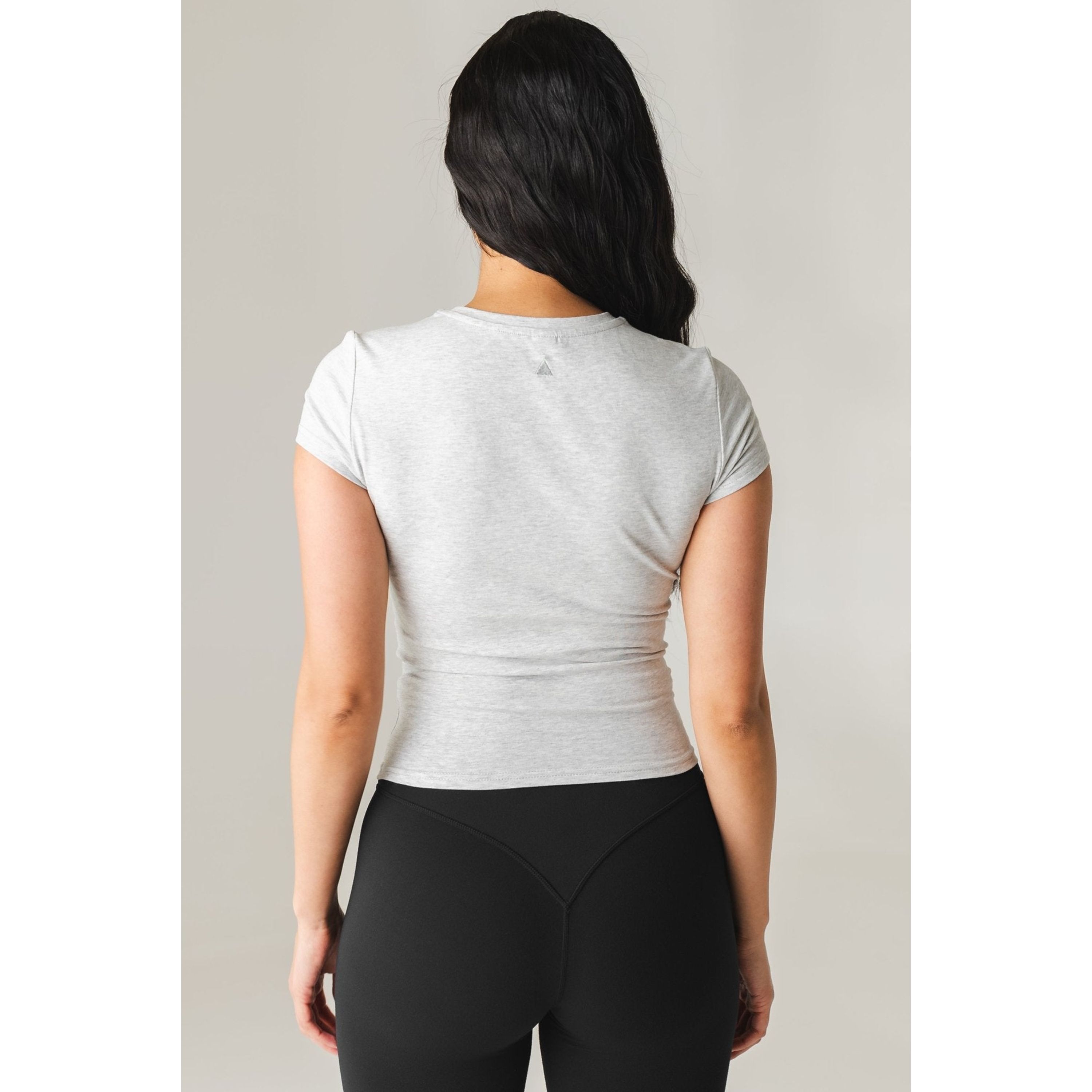 Basis Full Tee, Heather Grey / Cool Gray, alternate image number 3