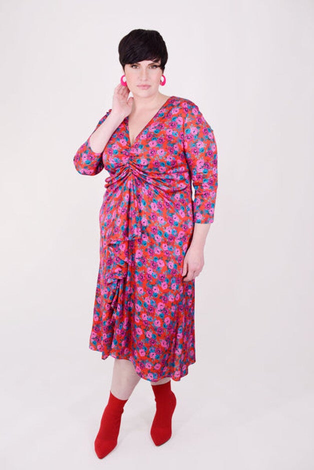 Winnie RNR Dress, Red / Red, alternate image number null