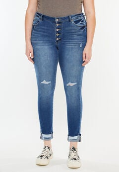 Dorah High Rise Ankle Skinny (Plus Size)