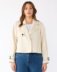 Karma PU Leather Biker Jacket