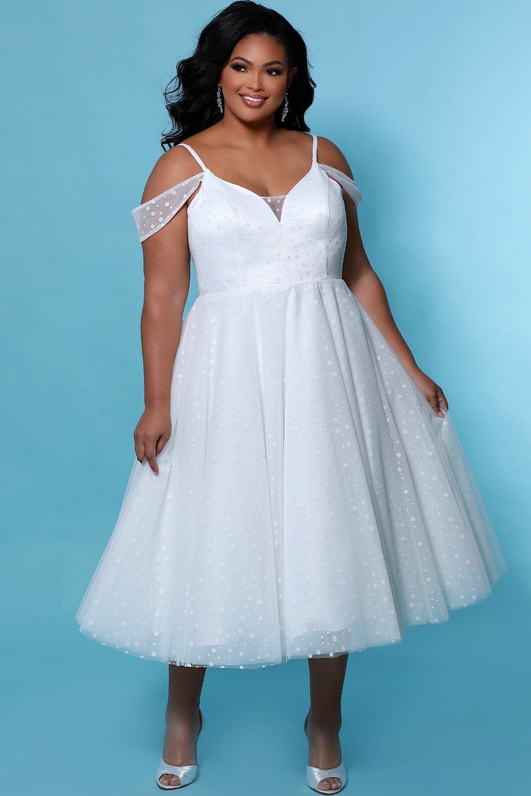 satin slip dress midi plus size Michelle Plus Size Cowl Neck Spaghetti Strap Satin Slip Midi Dress