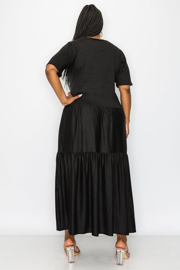 JOURDAN TIERED MAXI DRESS, , alternate image number 7