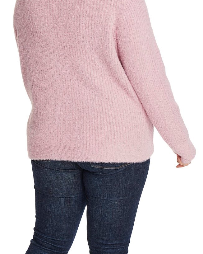 Willow Zip Front Sweater, Antique Rose / Mauve, alternate image number 1
