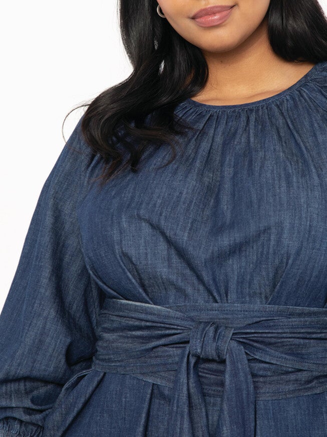 Sheina Faux Wrap Top, , alternate image number null