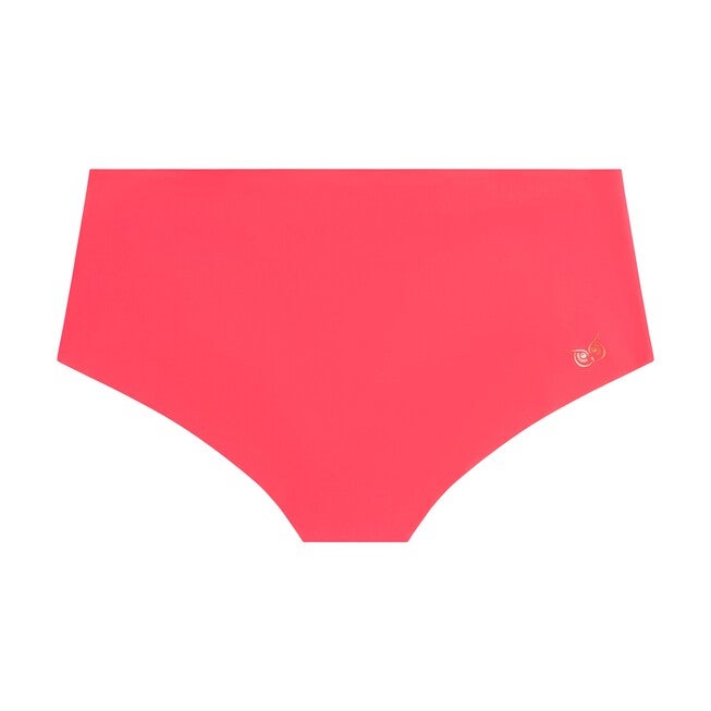 Soft Seamless Briefs with Lace, Calypso Coral / Pink, alternate image number null