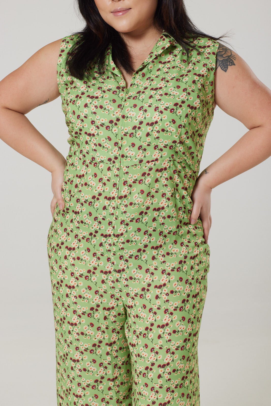 Harley Jumpsuit, Light Green / Light Green, alternate image number 3