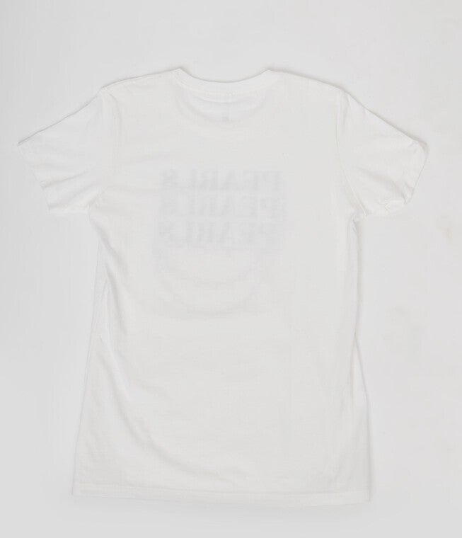 Unique Vintage Pearls White Fitted Womens Graphic Tee, White / White, alternate image number null
