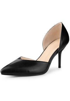 Pointed Toe Slip on Stiletto High Heel Dress Pump