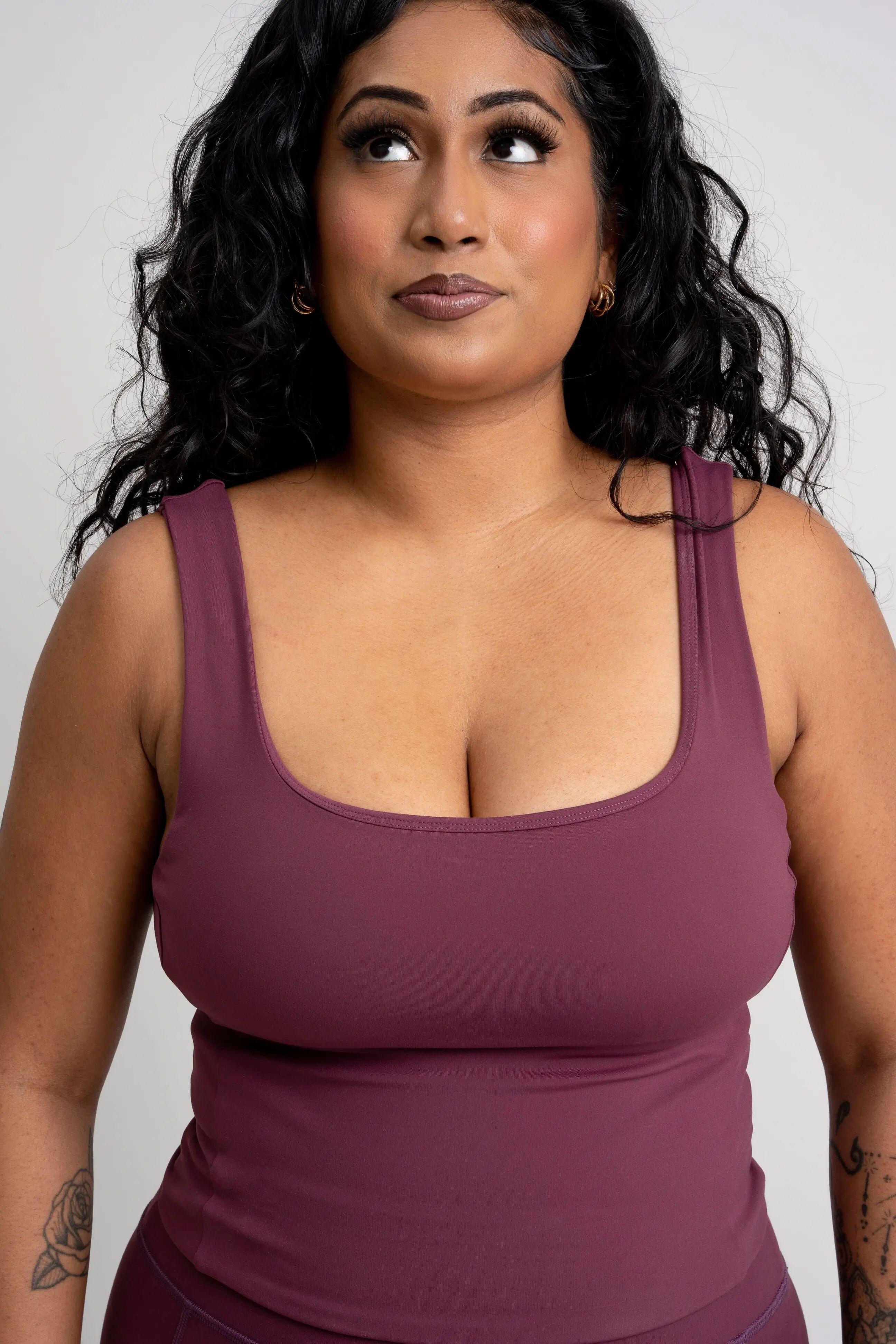 adventure performance tank, plum / Mauve, alternate image number 4