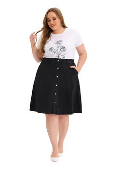TIE WAIST A-LINE MIDI JEANS DENIM SKIRT