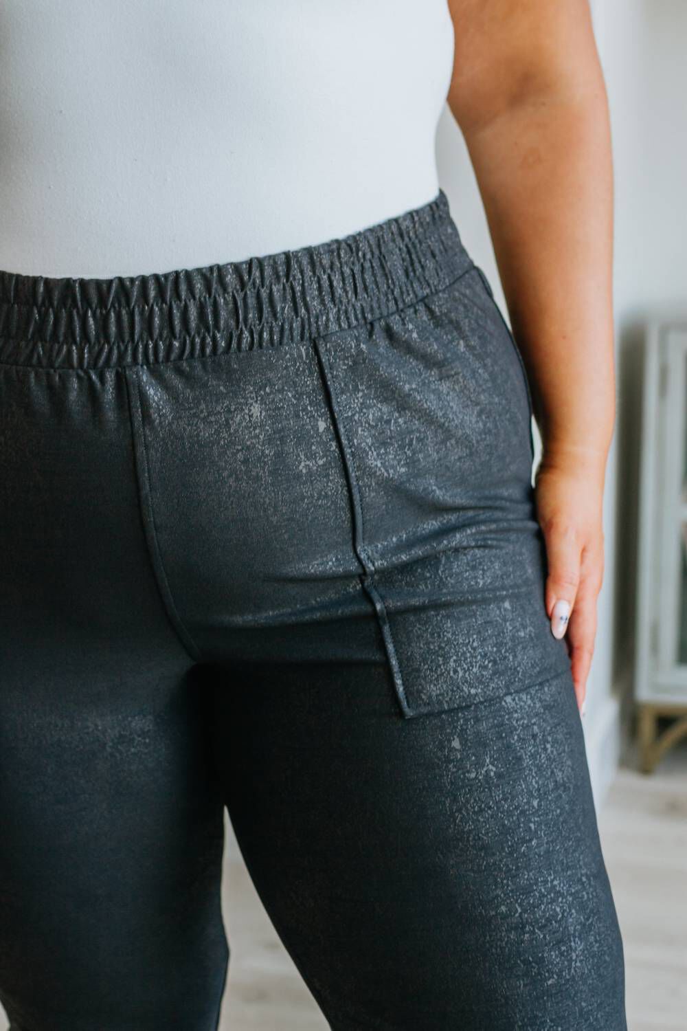 Best In Show Pebble Joggers, Black / Black, alternate image number 1