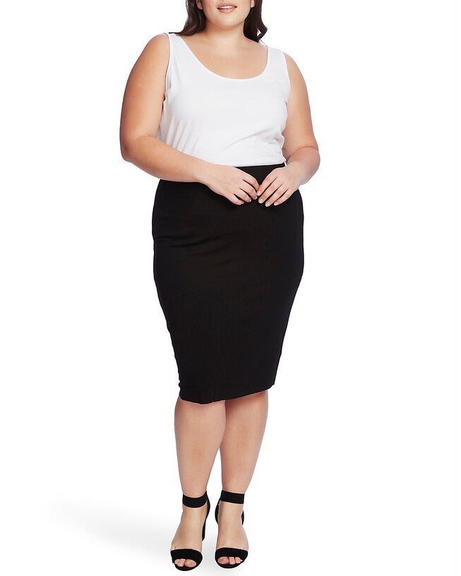 MIDI TUBE SKIRT, RICH BLACK / Black, alternate image number null