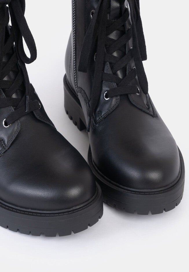 Morgan Combat Boots, Black / Black, alternate image number 3