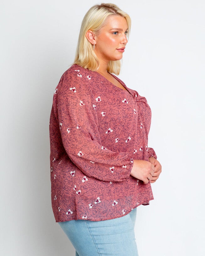 Amboy Twist Blouse, , alternate image number null