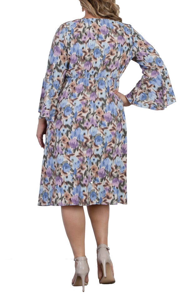 Brighton Bell Sleeve Dress, , alternate image number 6