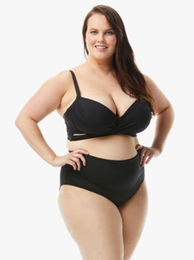 Meghan Underwire Bikini Top, 6 / Black, hi-res image number 0