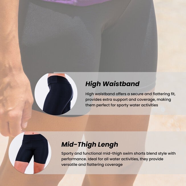Mid-Thigh Swim Shorts, , alternate image number 3