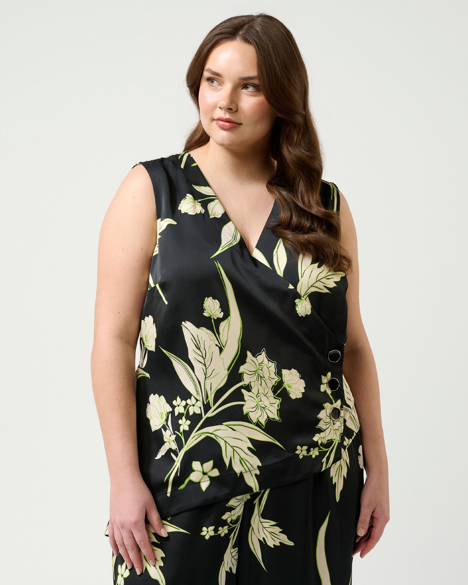 Baia Top, Print / Black, alternate image number 2