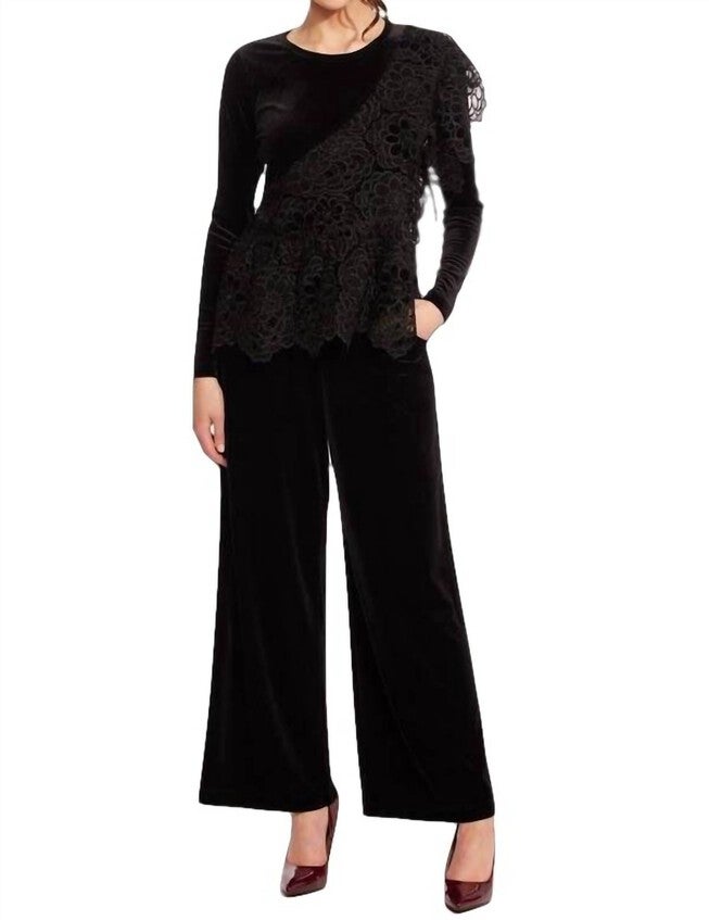 CLEOPATRA TOP IN RAVEN’S NEST, RavenS Nest / Black, alternate image number null