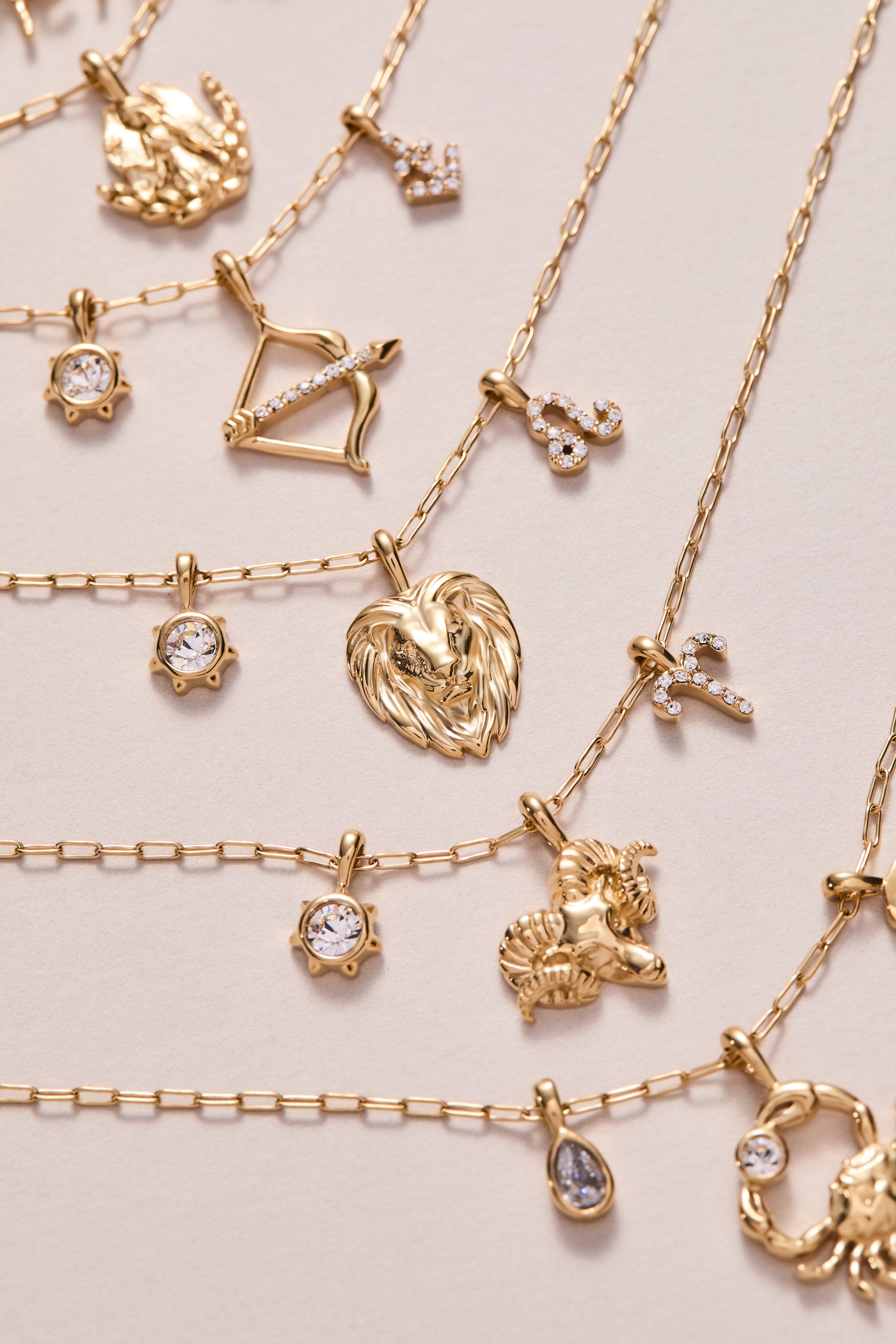 Zodiac Charm Cluster, Sagittarius / Gold, alternate image number 3