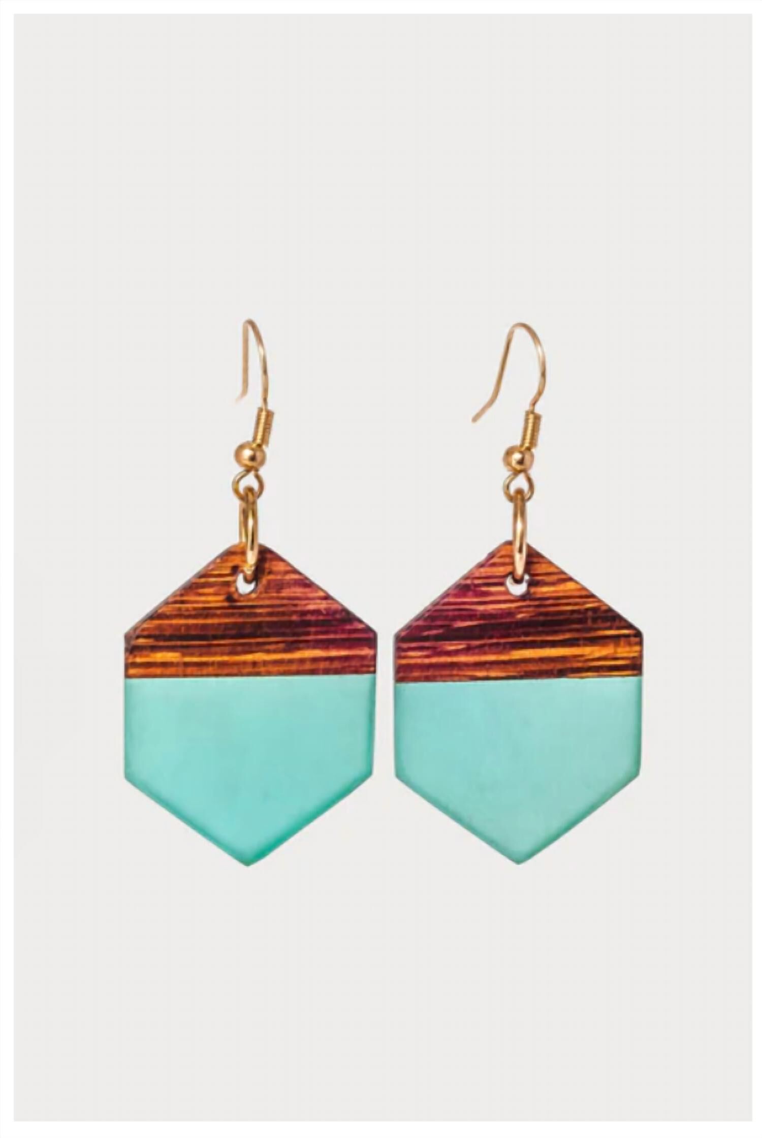 ROWENA EARRINGS IN ROWENA, Rowena / Light Green, hi-res image number 0