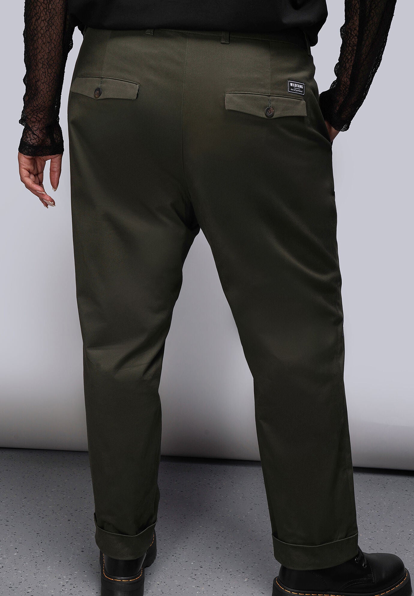 The Essential Trouser, SPRUCE / Forest Green, alternate image number 2