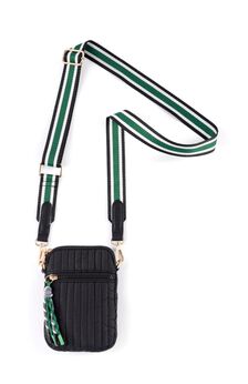 Ezra Quilted Nylon Phone Holder