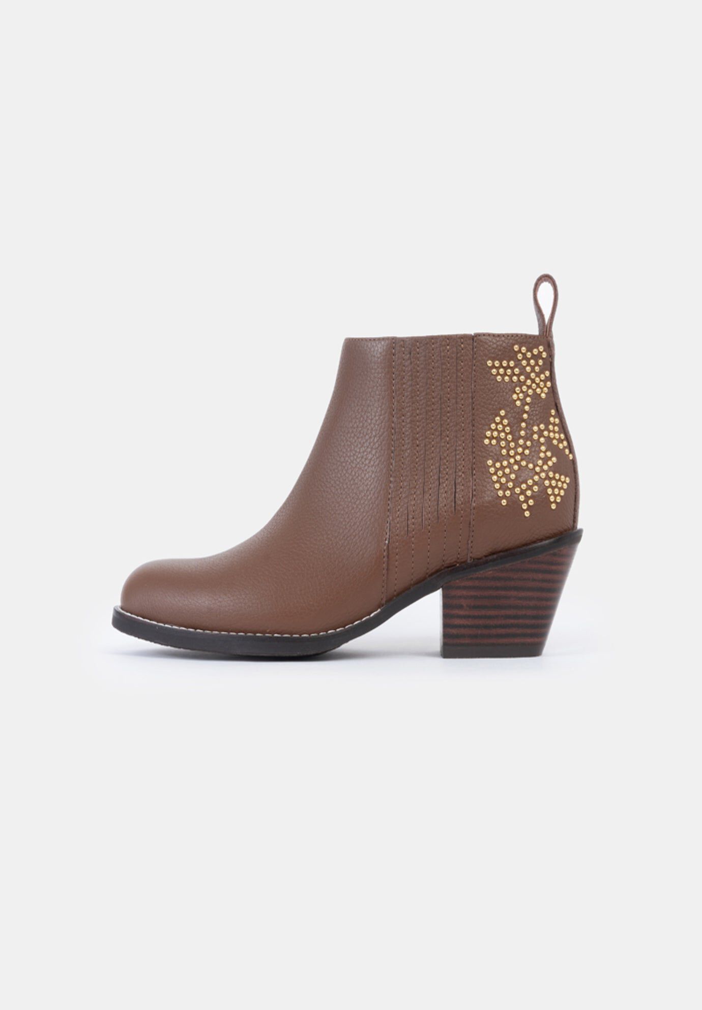 Faith Step In Gore Bootie, Brown Sugar / Brown, alternate image number 1