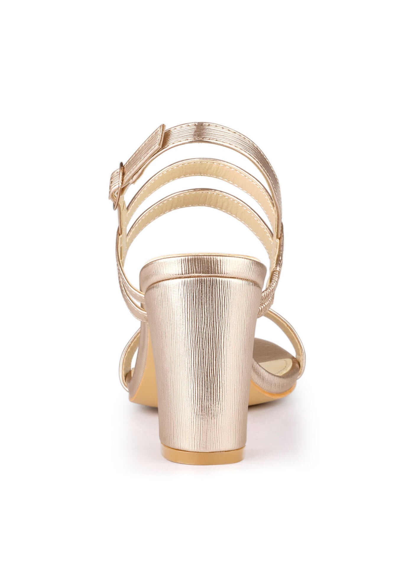 Slingback Block Heel Ankle Strap Sandal, Rose Gold / Pink, alternate image number 2