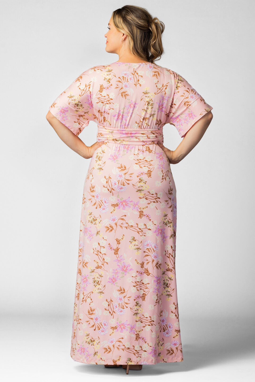 Vienna Maxi Dress, Lively Peach Florals / Peach, alternate image number 1