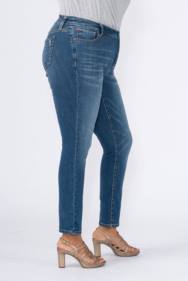 High Rise Ankle Skinny - Haisley, HAISLEY / Medium Wash, alternate image number null