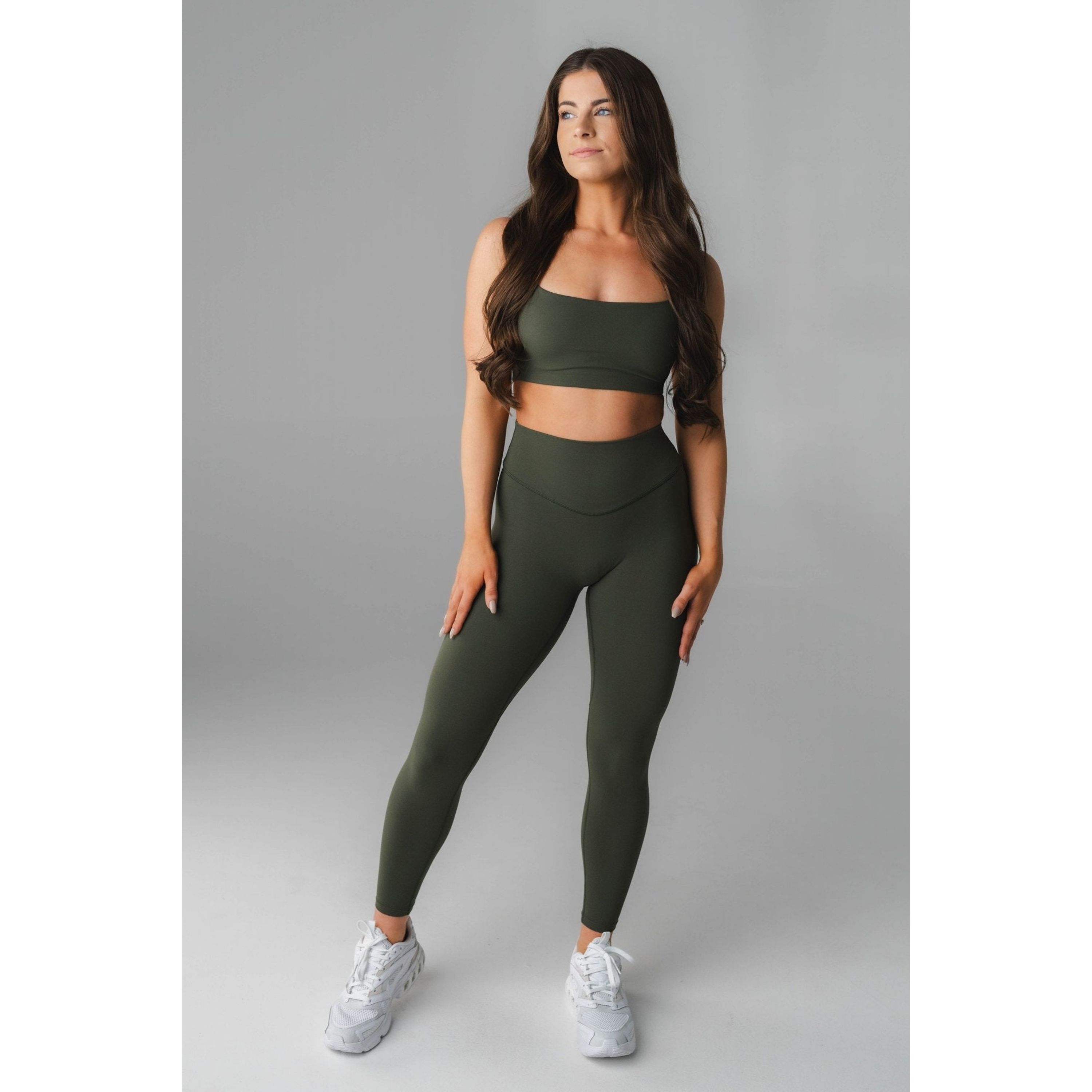 Cloud II Scoop Bra, Olive / Olive Green, alternate image number 5