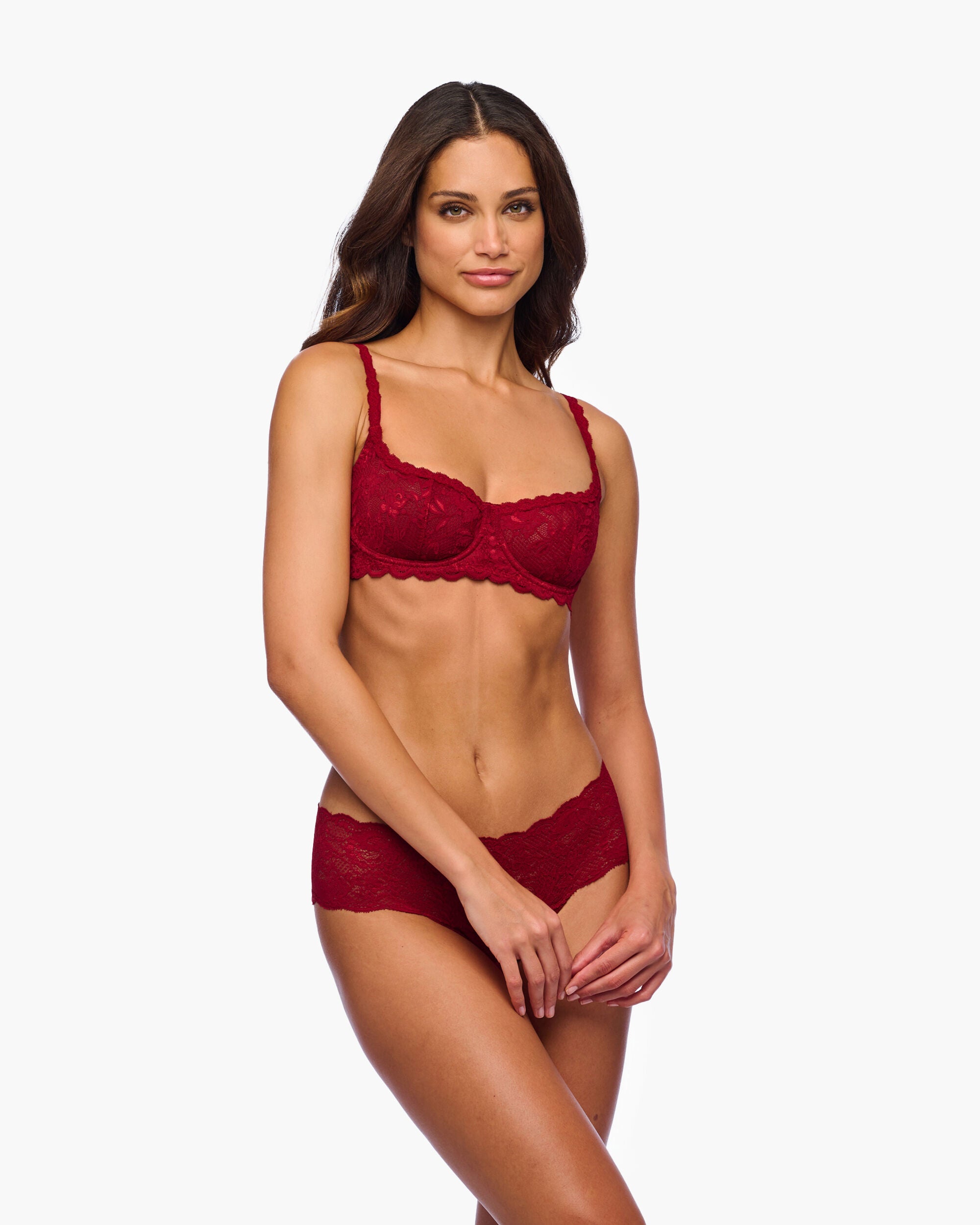 Nsn Balconette Bra, Sindoor Red / Red, hi-res image number 0