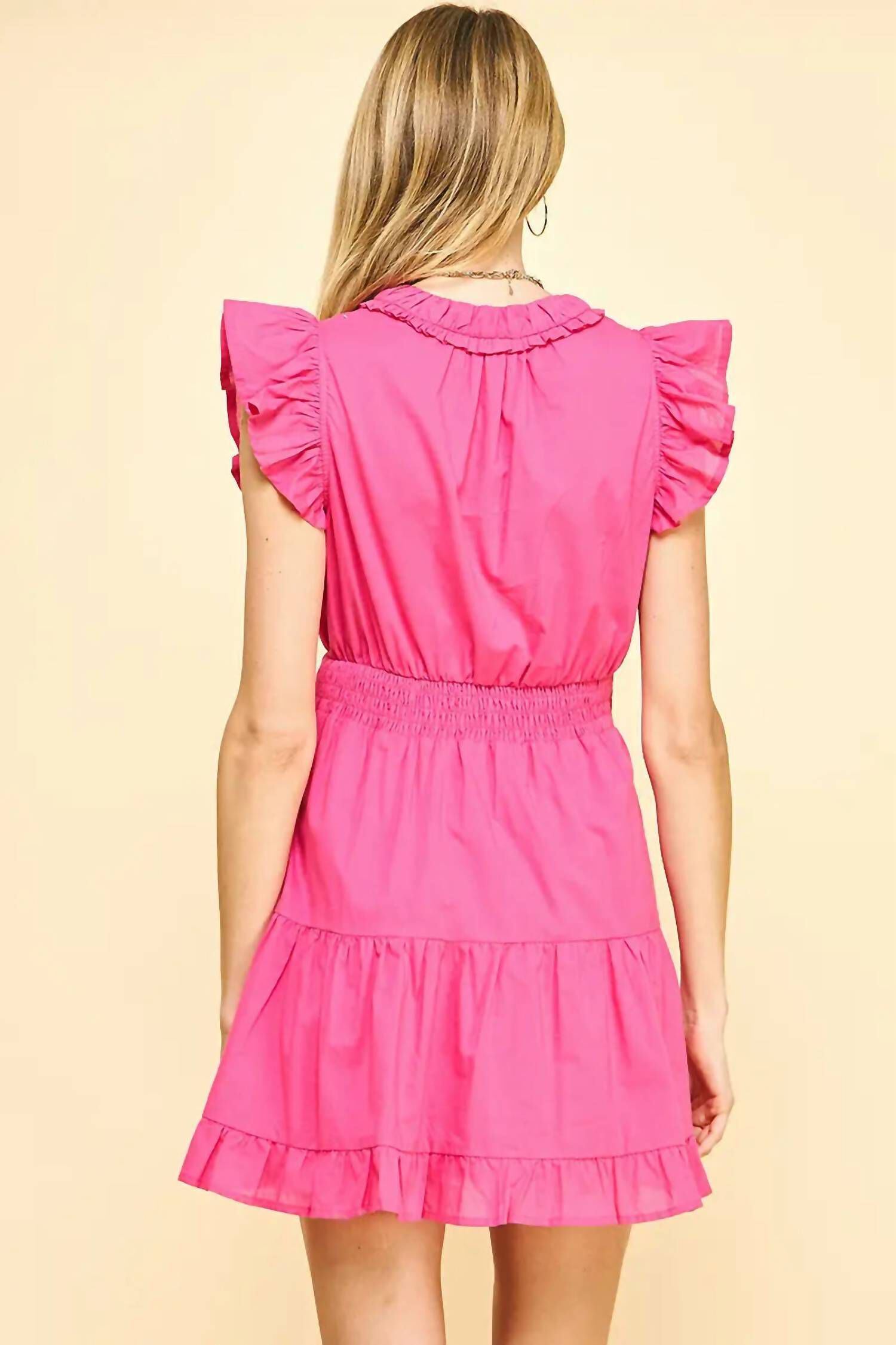 ARIANNA MINI DRESS IN PINK, , alternate image number 5