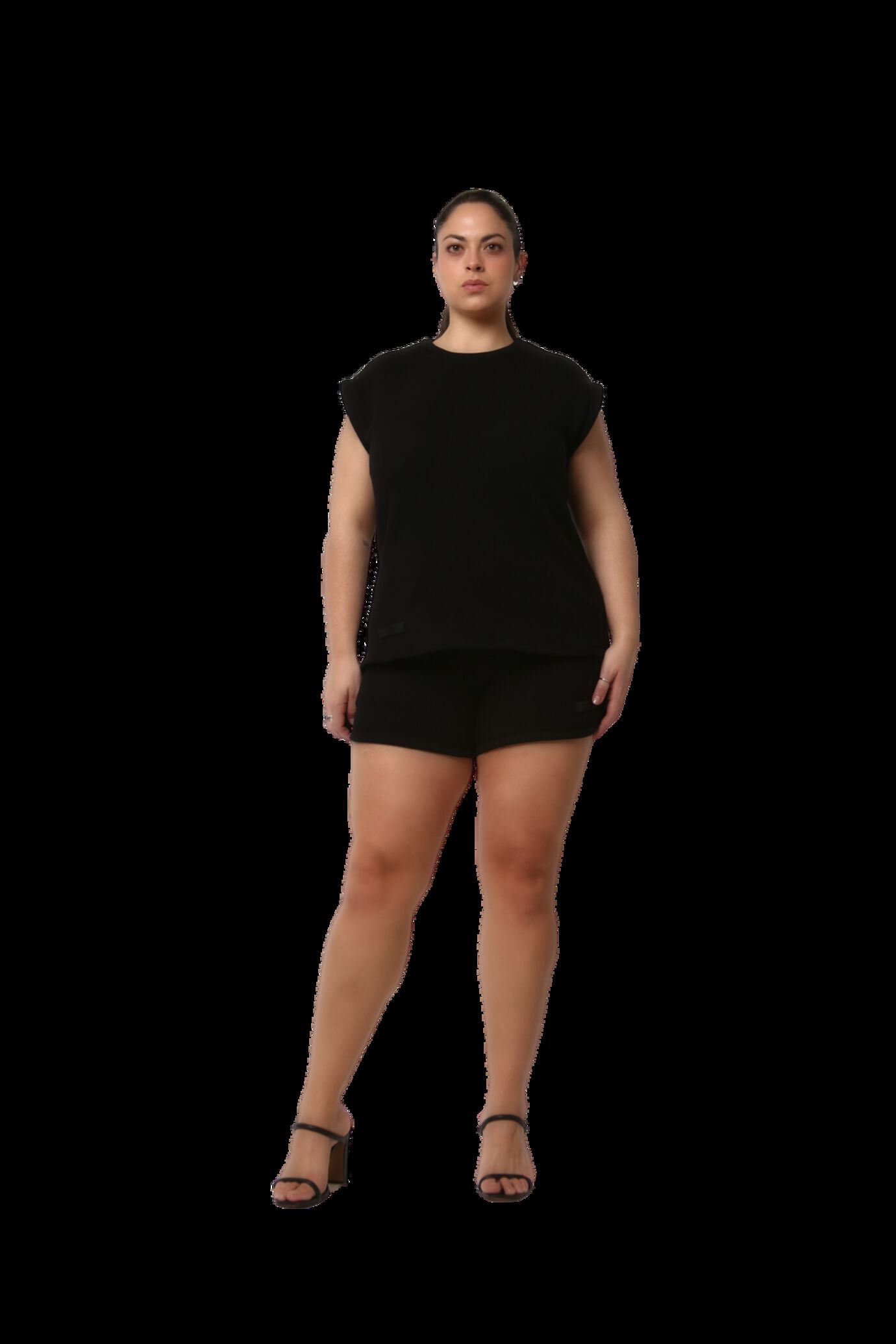 Structured Tank, BLACK / Black, hi-res image number 0