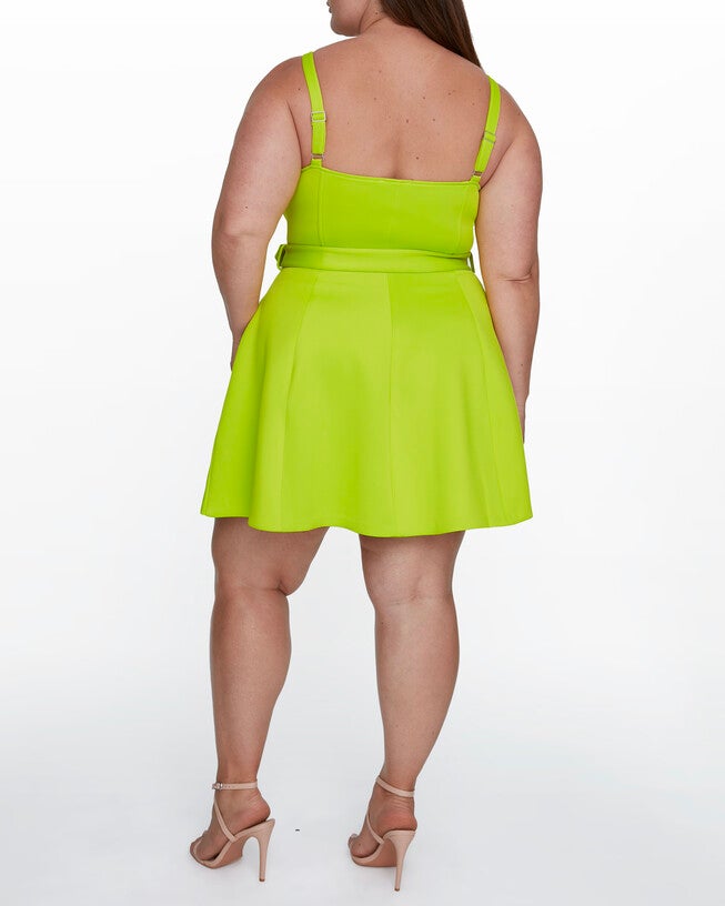 Leanne Dress, Sorrento Lime / Light Green, alternate image number null