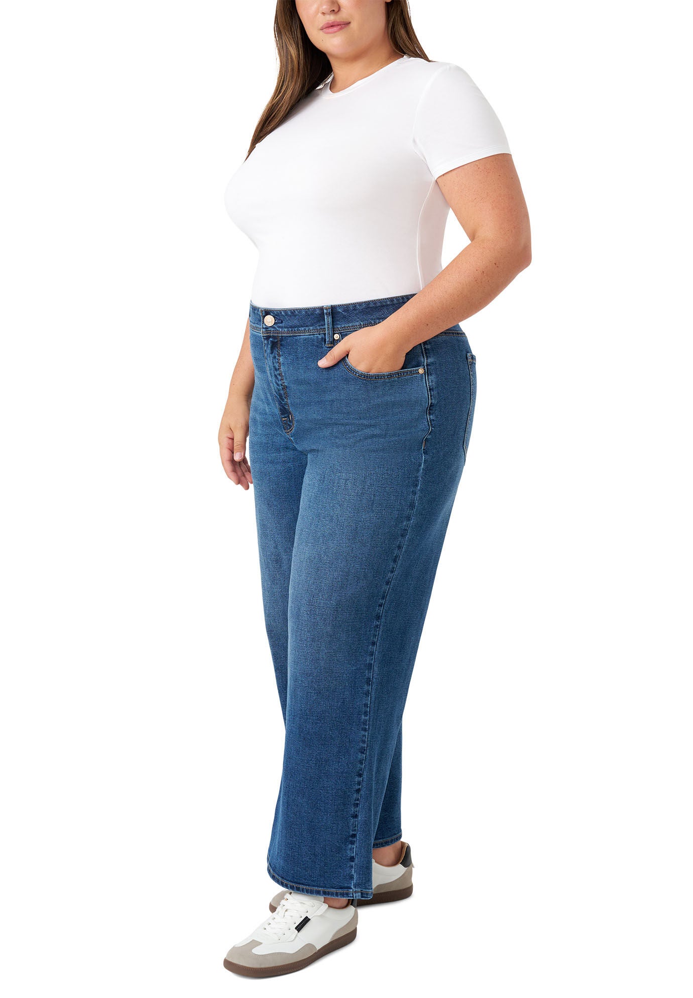 Loose Sneaker Jean, Lone Wolf / Medium Wash, alternate image number 1