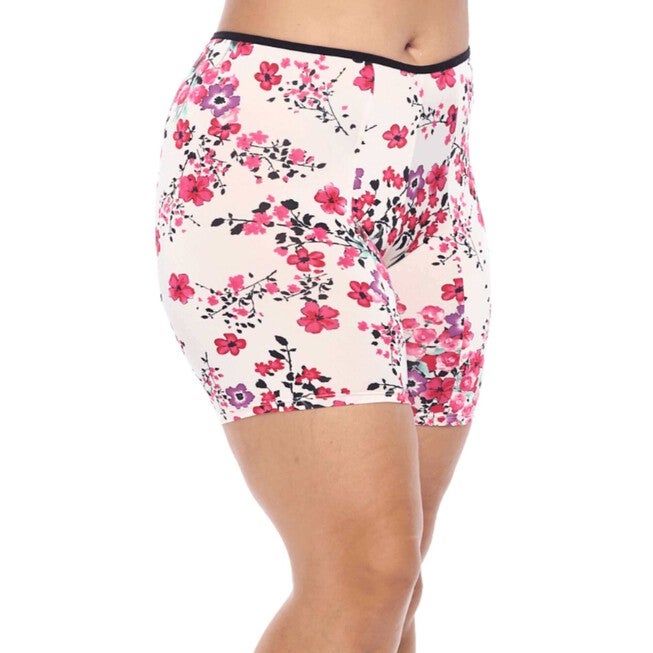 Classic Anti Chafing Shortlette Slipshort, Floral / Red, hi-res image number 0