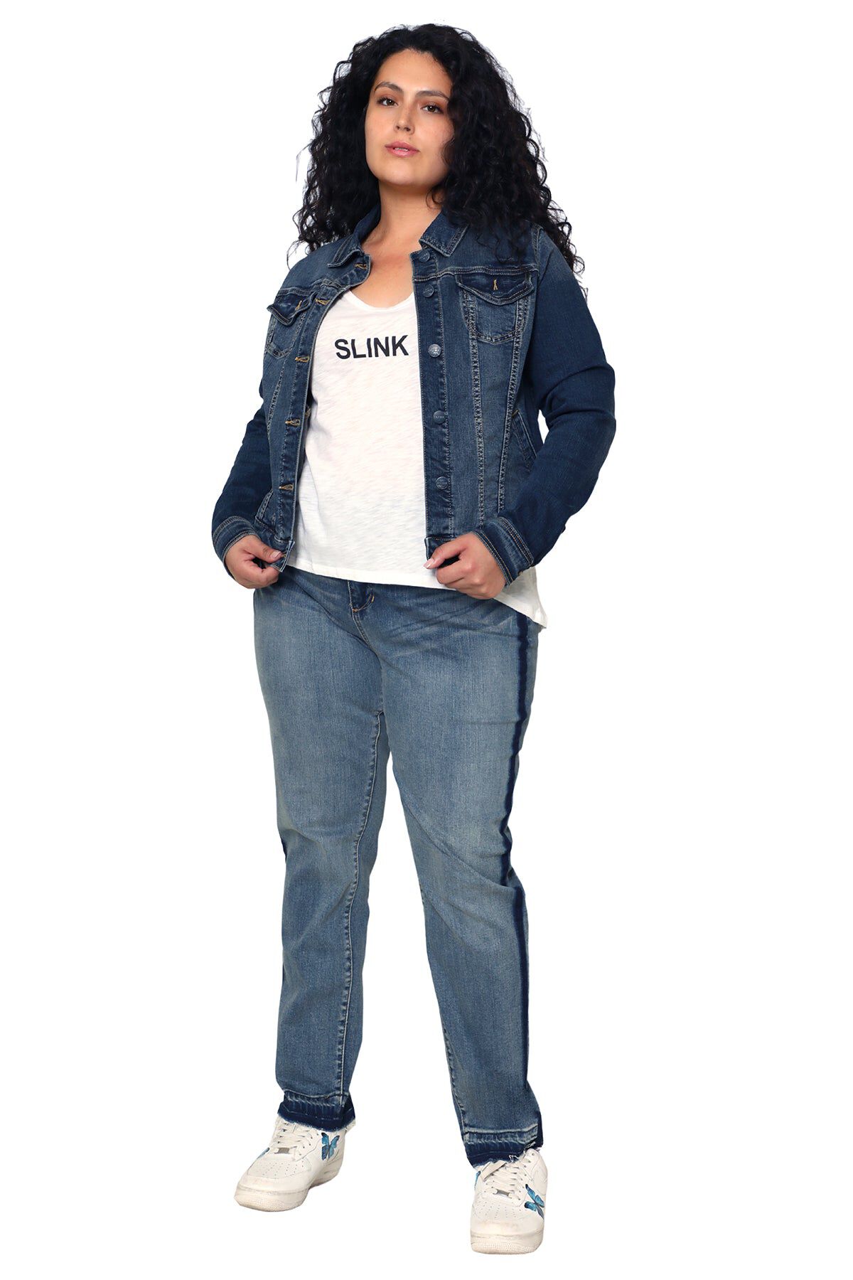 Denim Jacket - Destiny, DESTINY / Light Wash, hi-res image number 0