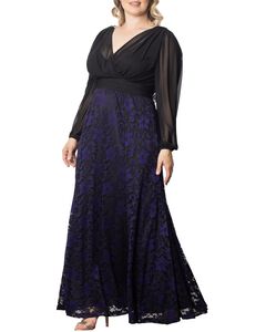 Mon Tresor Lace Evening Gown