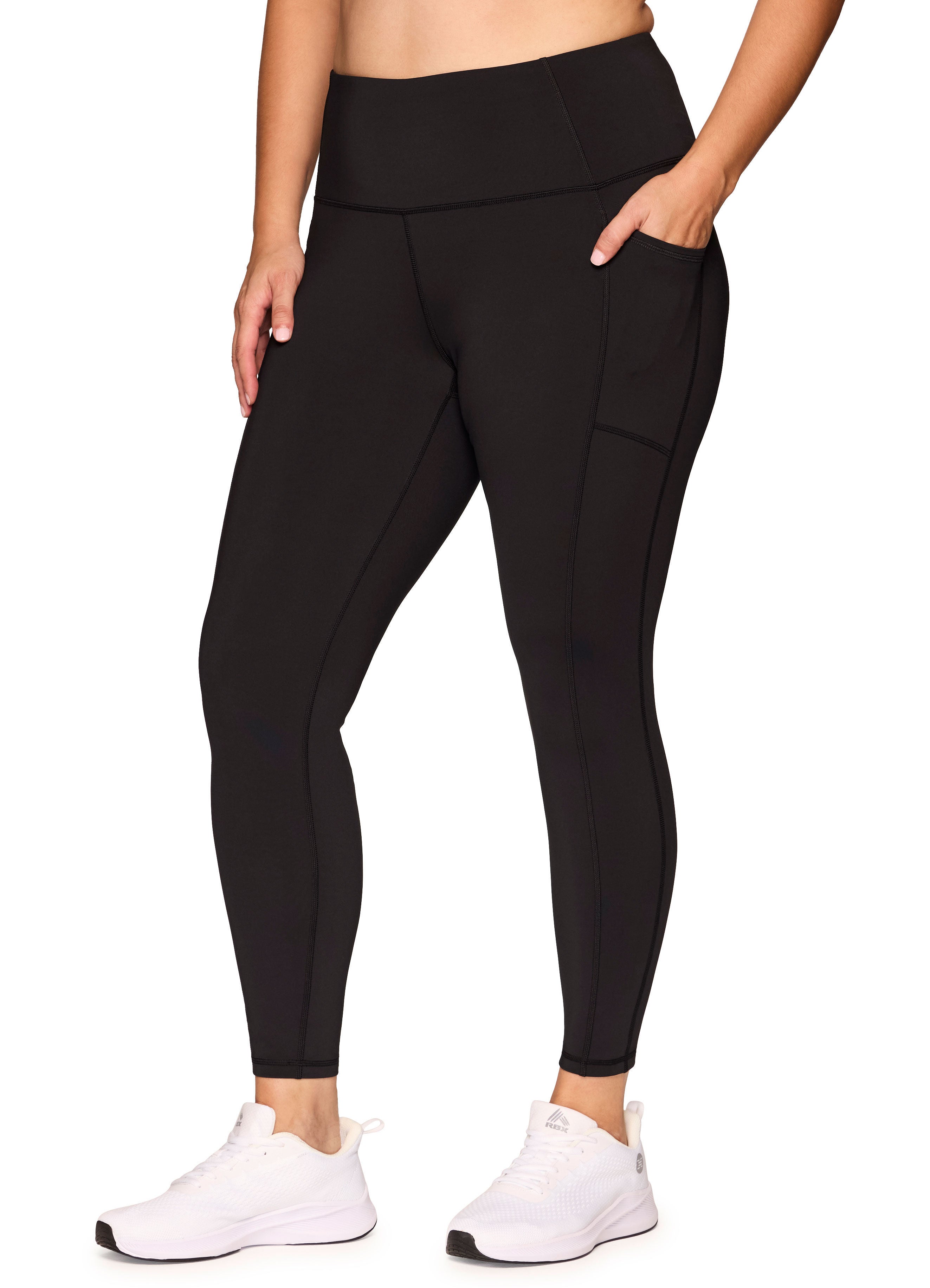 Plus Tech Flex Ultra Hold Legging, Black / Black, alternate image number 2