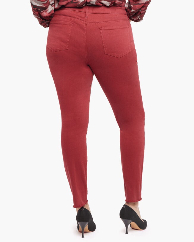 Ami Skinny Fray Hem, Boysenberry / Burgundy, alternate image number 2