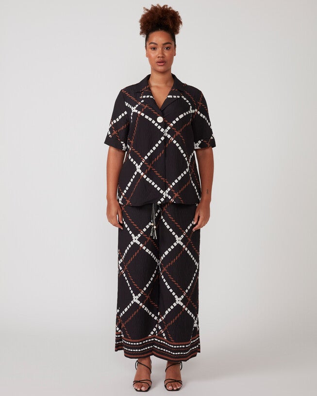 Marine Top, Print / Black, hi-res image number 0